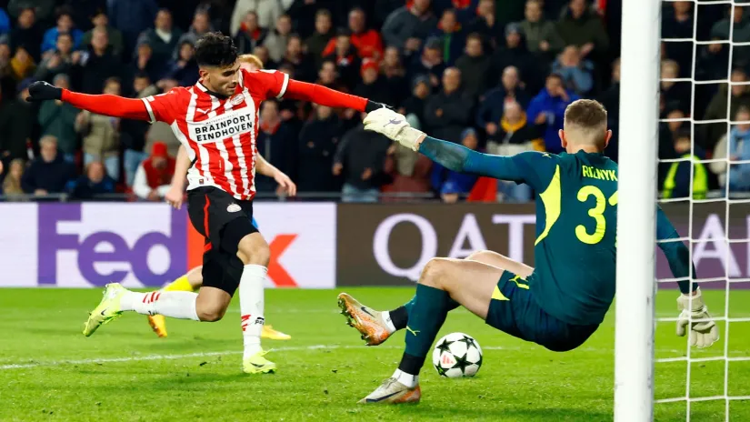 Gol Rikarda Pepija (PSV) na meču sa Šahtjorom